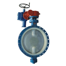 國标氟(fu)襯裏蝶(die)閥（法蘭(lan)）