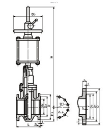 無導(dao)流孔平(ping)闆閘閥(fa)