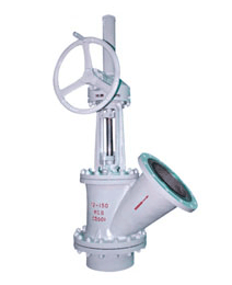 Y型管(guan)接放料閥(fa)